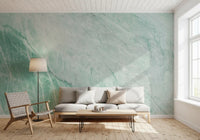 Mint Jade Stone Texture Wall Mural