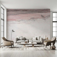 Rose Quartz Marble Vein Wall Mural