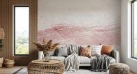 Rose Quartz Marble Vein Wall Mural