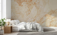 Cream And Sienna Marble Slab Wall Mural