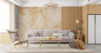 Cream And Sienna Marble Slab Wall Mural