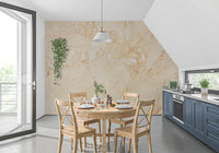 Cream Terrazzo Stone Texture Wall Mural