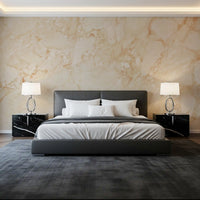 Cream Terrazzo Stone Texture Wall Mural