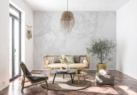 Monochrome Carrara Marble Texture Wall Mural