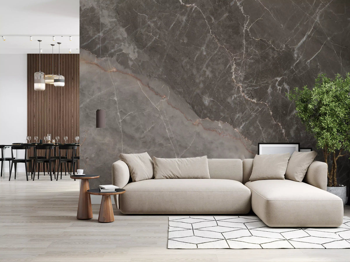 Stormy Earth Marble Slab Wall Mural