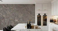 Smoky Grey Marble Texture Wall Mural