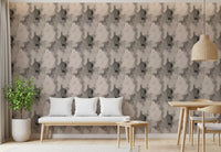 Neutral Impasto Layered Strokes Wallpaper⁠