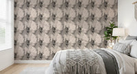 Neutral Impasto Layered Strokes Wallpaper⁠