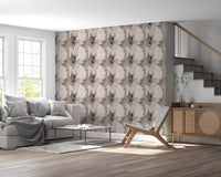 Neutral Impasto Layered Strokes Wallpaper⁠