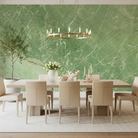 Verdant Marble Surface Wall Mural