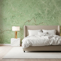Sage Marble Vein Texture Wall Mural