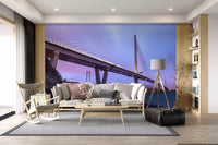 Forth Bridge Dusk Architecture Wall Mural
