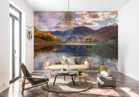 Serene Highland Reflections Wall Mural