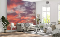 Abstract Evening Glow Wall Mural