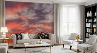 Abstract Evening Glow Wall Mural