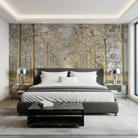 Rustic Forest Corridor Wall Mural