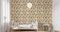 Abstract Block Mosaic Wallpaper⁠