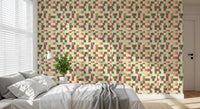 Abstract Block Mosaic Wallpaper⁠