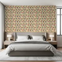Abstract Block Mosaic Wallpaper⁠