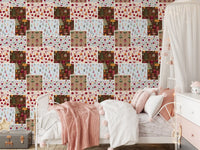 Country Christmas Patch Wallpaper⁠