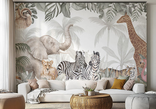 Animal Forest Wall Mural
