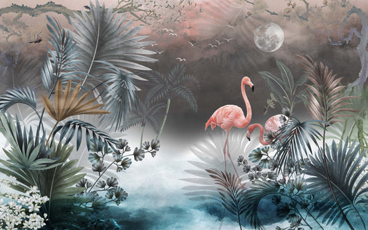 Monstera Leaves Wallpaper Murals