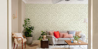 Removable Warm Autumn Leaves Wallpaper Decor