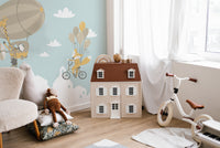 Fox and Penguin Hot Air Balloons Wallpaper Murals - Giffywalls