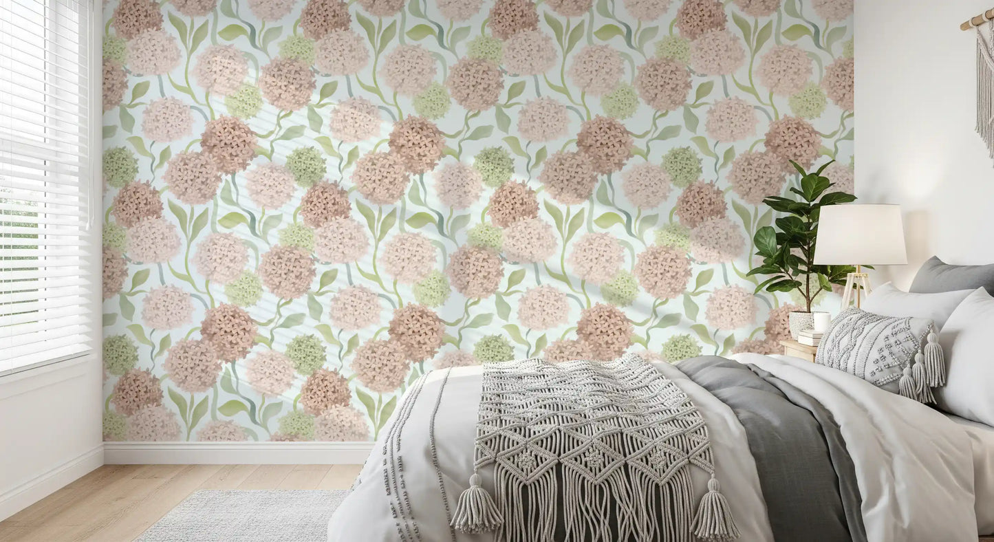 Dreamy Watercolor Petal Clusters Wallpaper⁠