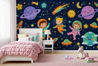 Little Astronauts Space Adventure Wall Mural