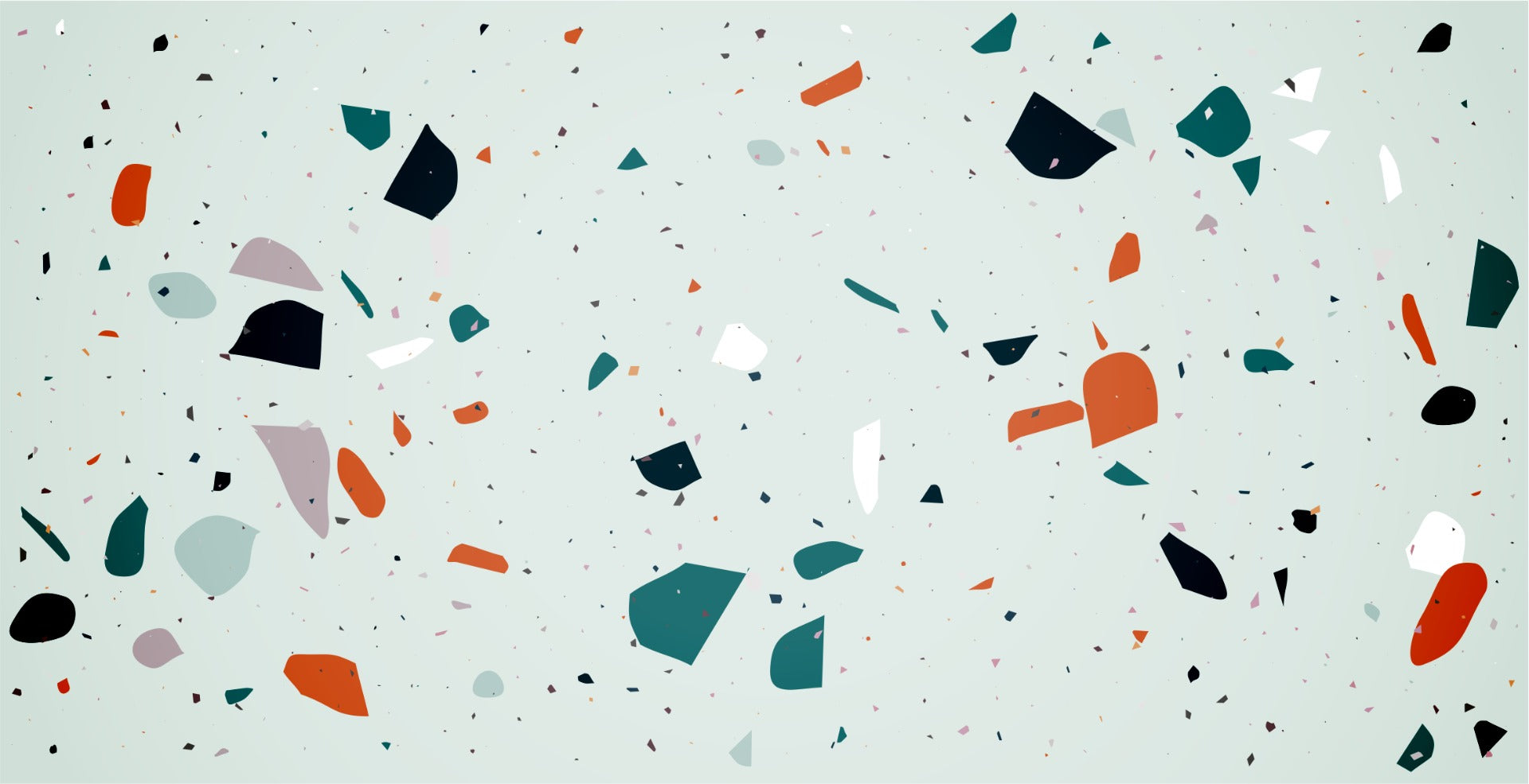 Terrazzo Tiles Wallpaper Mural in your room — zoomed