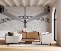 Architectural Steel Symmetry Wall Mural