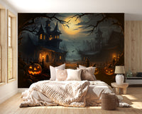 Spooky Haunted House creepy wallpaper.
