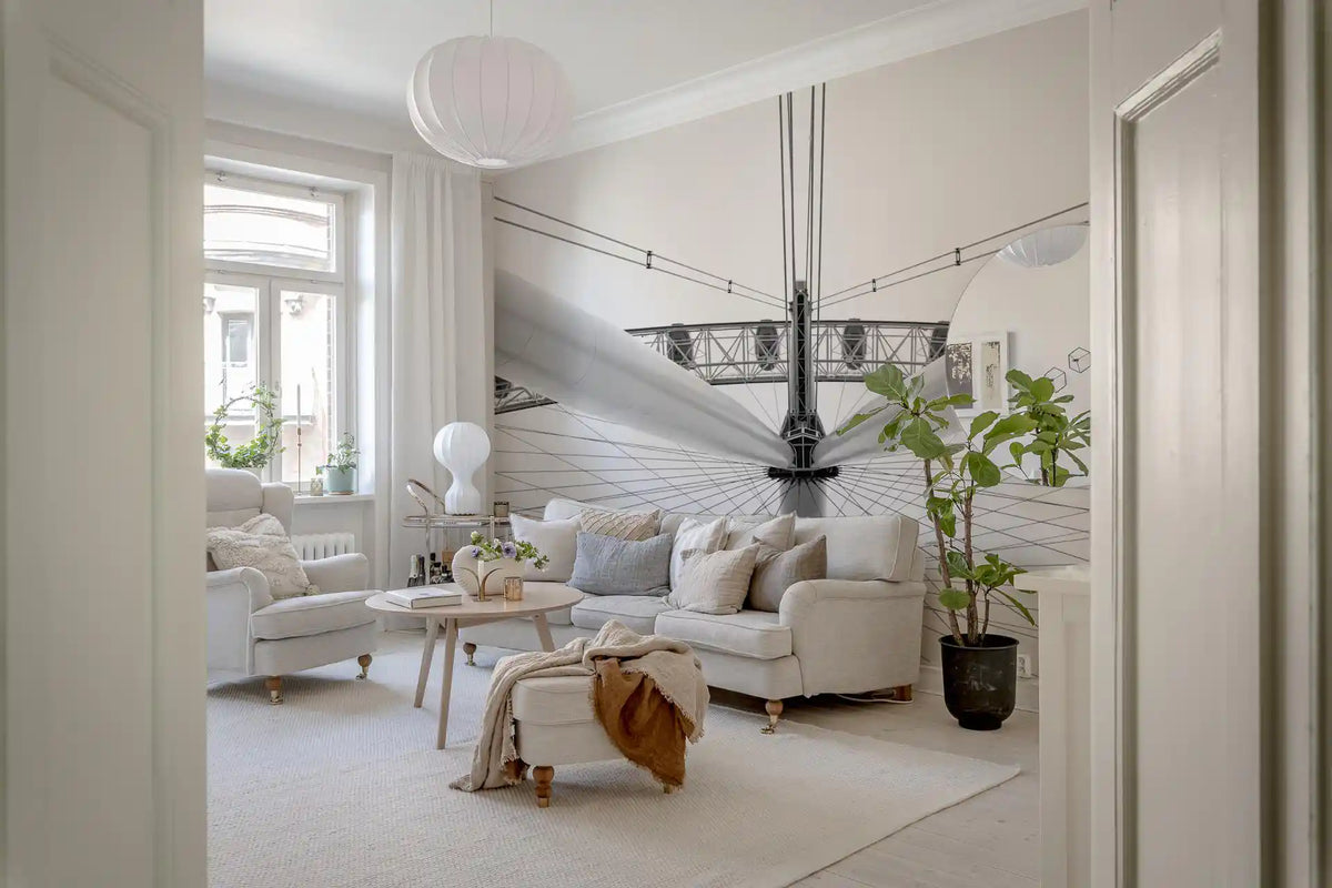 Architectural Steel Symmetry Wall Mural