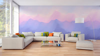 Pink & Purple Ombre Wallpaper Mural
