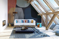 Watercolour Abstract Wall Mural - Giffywalls