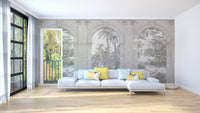Vintage Architecture Textured Wallpaper Murals - Giffywalls