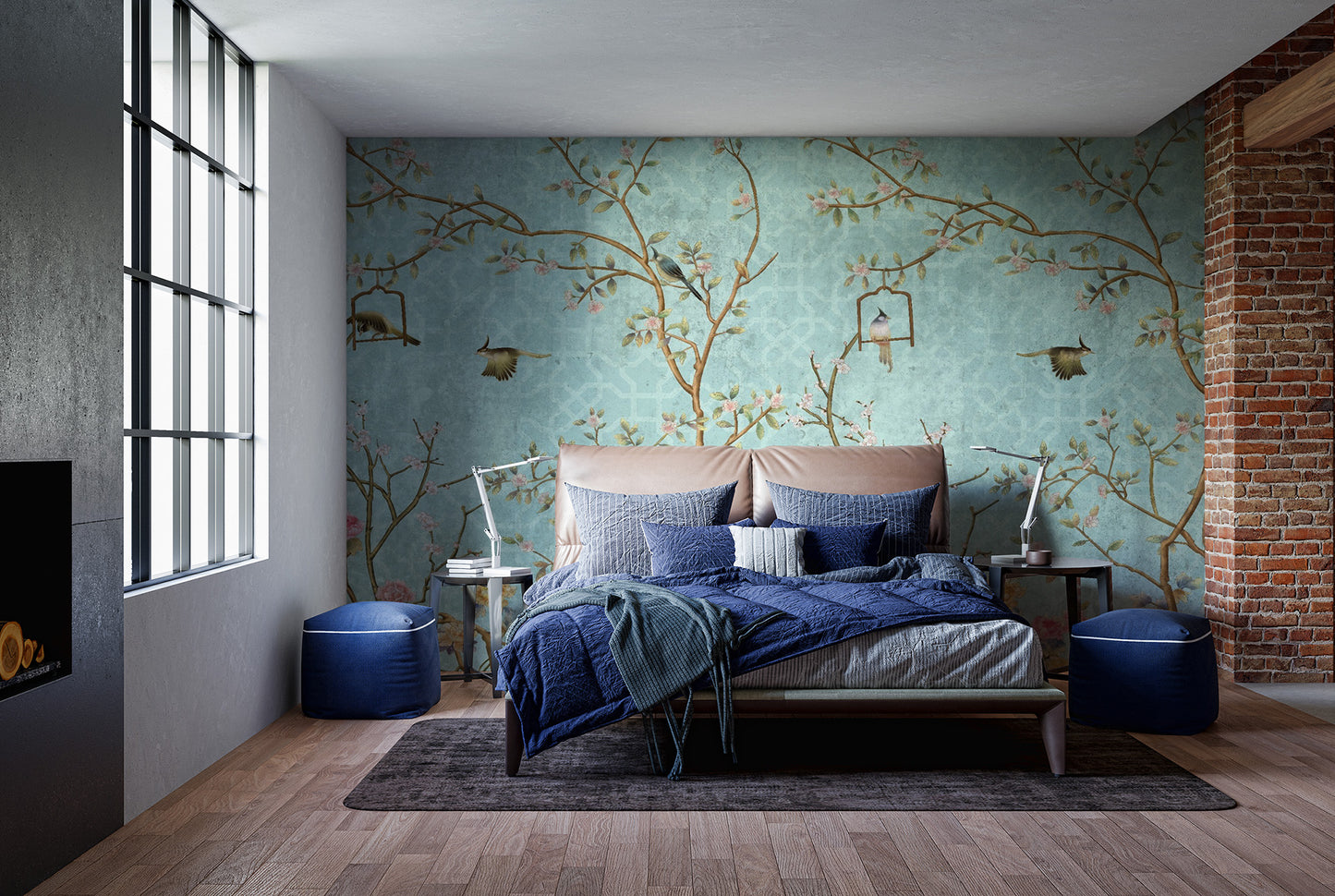 3D Vintage Chinoiseries Wallpaper Murals - Giffywalls