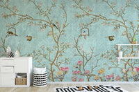 3D Vintage Chinoiserie Wallpaper Murals

