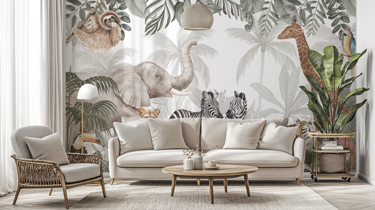 Animal Forest Wall Mural