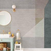 Geometric Vector Pastel Wallpaper Murals - Giffywalls