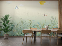 Fluttering Harmony Wall Mural - Giffywalls