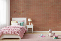 A serene rustic brick wall mural for your decor.

