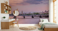 Thames Sunset Skyline Wall Mural