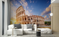 Beautiful Colosseum Rome wallpaper mural for interiors