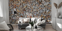 Decorative Pebble Stone Wallpaper Mural - Giffywalls