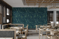 Elegant Abyssal Swirl Wall Art Mural
