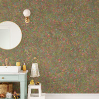 Colorful flower removable wallpaper decor
