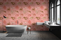Vintage Oceanic mural wallpaper evoking a coastal heritage vibe.
