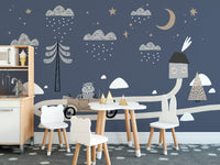 Vintage Retro Car Kids Wallpaper Murals - Giffywalls
